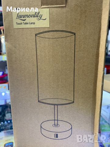 Нощна лампа с тъч / Настолна лампа с USB зареждане и тъч, снимка 2 - Настолни лампи - 44876986