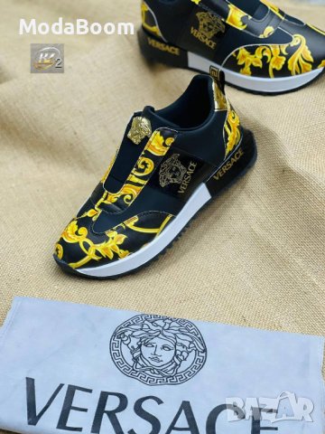 💥Versace уникални и стилни мъжки обувки / два цвята💥, снимка 2 - Маратонки - 43573627