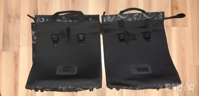 Дисага за колело, 2броя в комплект, Син, Черен - нови!, снимка 5 - Аксесоари за велосипеди - 28838870