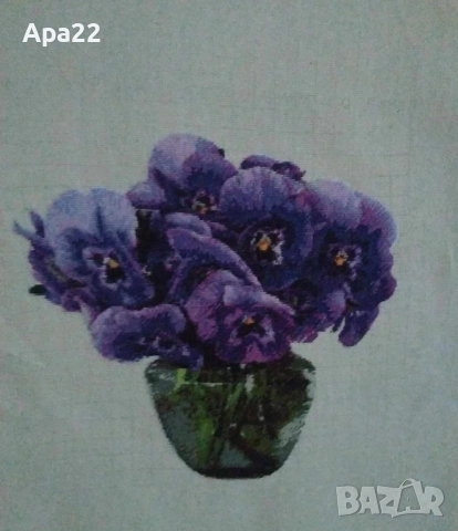 15% Отстъпка Продавам комплект гоблени за бродиране- цветя Облен