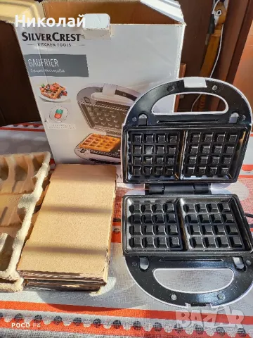 Машина за сандвичи 3 в 1 Silvercrest SSMW 750 D2, снимка 2 - Тостери - 49274172