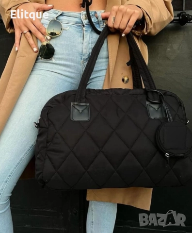 Модерна капитонирана дамска чанта 32х43, снимка 11 - Чанти - 52744059