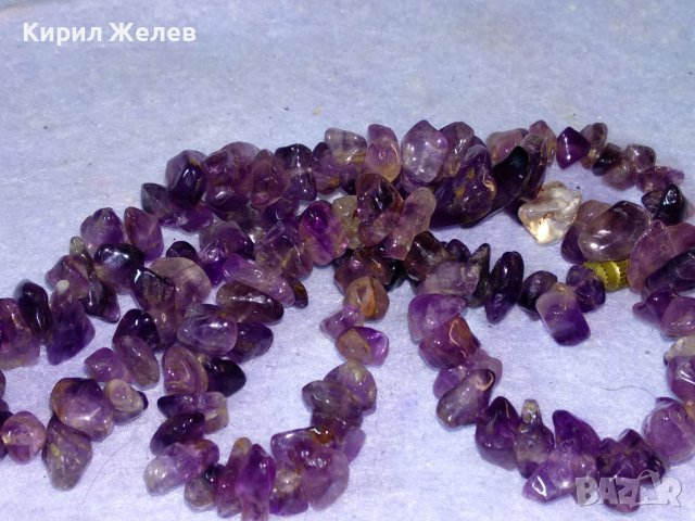 НАТУРАЛЕН АМЕТИСТ - НЕЖНО СКЪПОЦЕННО АРТ КОЛИЕ 34700, снимка 7 - Колиета, медальони, синджири - 39200263
