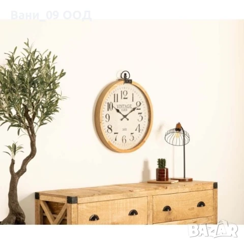66см! Голям винтидж стенен часовник, снимка 2 - Стенни часовници - 50992343