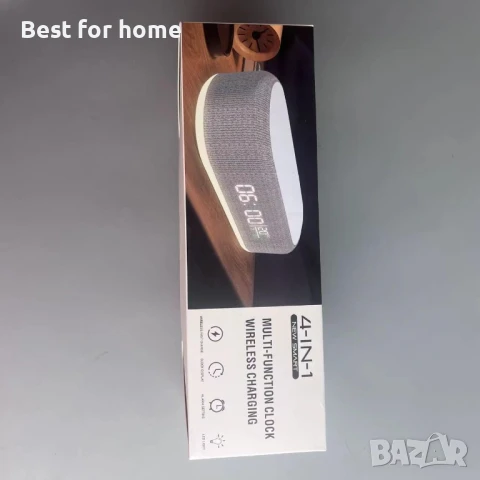 PDKUAI 4-в-1 будилник със станция за зареждане, снимка 7 - Друга електроника - 51055027