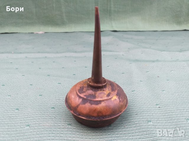 Немска медна масльонка, снимка 4 - Други ценни предмети - 32670787