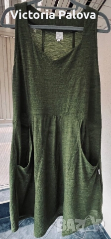 Луксозна рокля DEERBERG 100% мерино вълна , снимка 6 - Рокли - 53342971