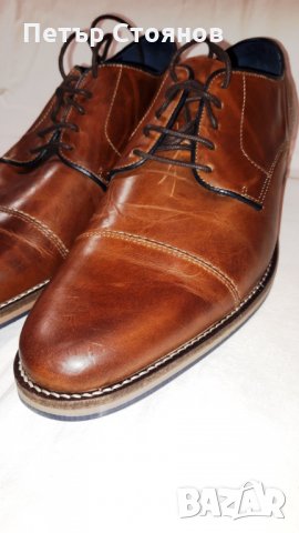 Елегантни мъжки обувки SONDAG&SONS №44, снимка 6 - Ежедневни обувки - 27211296