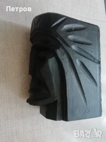 Тотем -Стилизирана глава/дърворезба, снимка 9 - Статуетки - 47228085