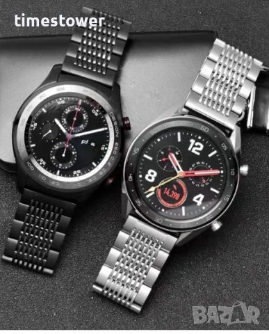 Стоманена верижка за часовник 18/20/22/24мм., снимка 6 - Каишки за часовници - 40286903