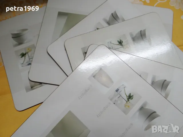 Английски подложки за чинии с корков гръб, снимка 13 - Аксесоари за кухня - 49110217