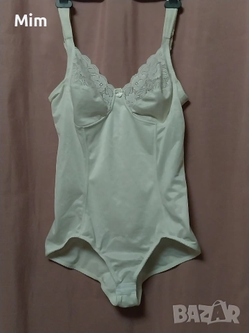 95 В Бяло,еластично моделиращо боди , снимка 6 - Корсети, бюстиета, топове - 53517028