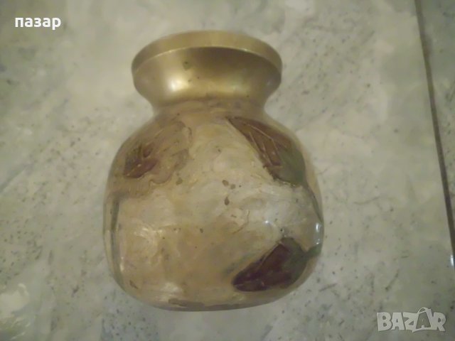бронзова ваза , снимка 1 - Вази - 34614070