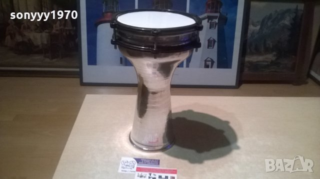 тарамбука-бяло/инокс-30х20см, снимка 5 - Ударни инструменти - 28207590