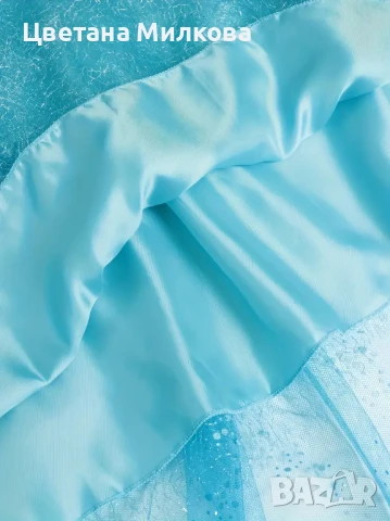 Рокля "Елза от леденото кралство", снимка 6 - Детски рокли и поли - 50987398