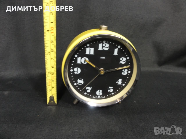 СТАР РЕТРО СОЦ ЧССР НАСТОЛЕН МЕХАНИЧЕН ЧАСОВНИК БУДИЛНИК PRIM, снимка 6 - Антикварни и старинни предмети - 51024030