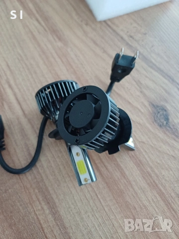H7 LED крушки за фарове - 10 000LM, вентилатор, 6000K, мощни!, снимка 3 - Аксесоари и консумативи - 53426011
