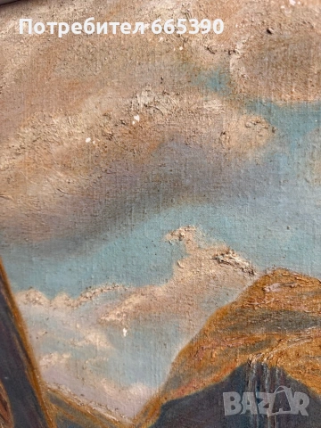 Красива немска картина, снимка 6 - Други ценни предмети - 53491971