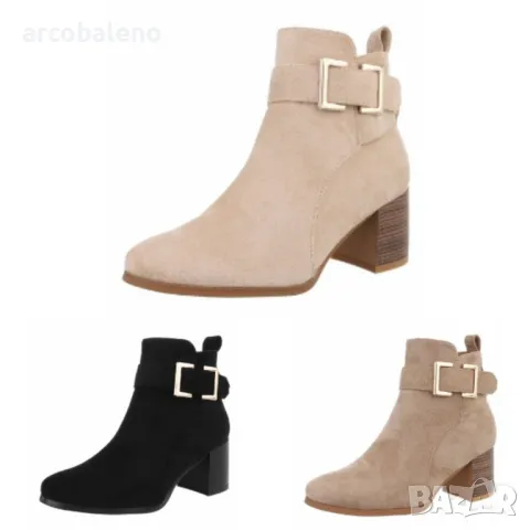 Дамски боти на висок ток, 3цвята 