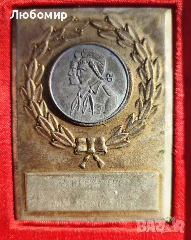 Продавам автентичен унгарски плакет , снимка 2 - Антикварни и старинни предмети - 48979941