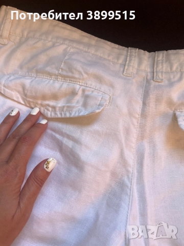 Мъжки ленен панталон HUGO BOSS, снимка 3 - Панталони - 51553114