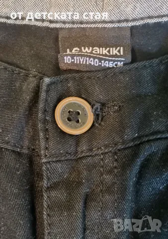 Черни дънки 140-146, официален панталон LCWaikiki, снимка 2 - Детски панталони и дънки - 50344719
