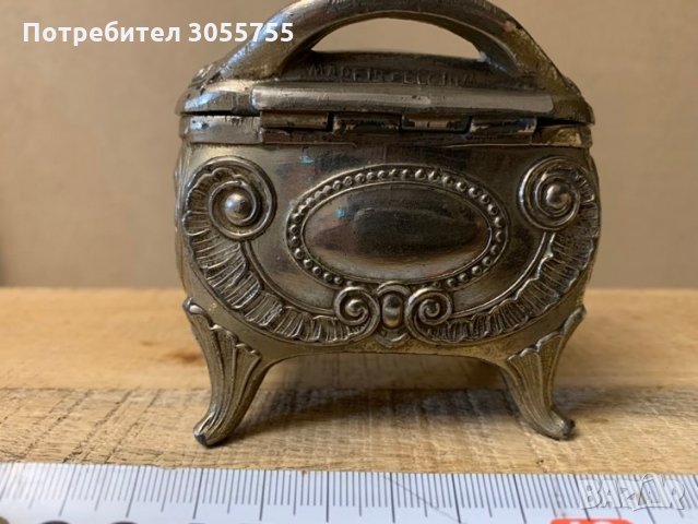 Уникално красива метална кутия за бижута-Царство България-3, снимка 3 - Други ценни предмети - 35179077