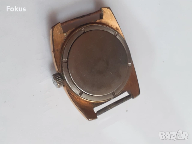 Позлатен руски часовник Восток Wostok 18 камъка AU 10, снимка 6 - Антикварни и старинни предмети - 53390280