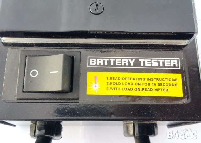 Товарна вилка. аналогов  тестер за  акумулаторни батерии 12, 6V.Battery Tester, снимка 4 - Други инструменти - 39416896