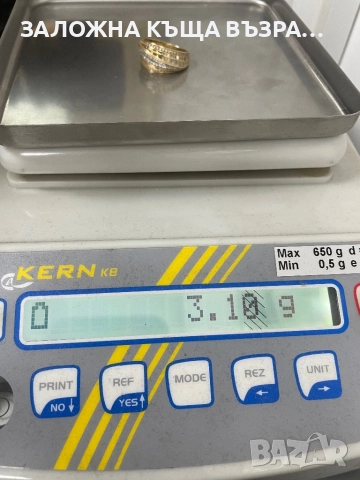 Златен Пръстен - 14 Карата, снимка 4 - Пръстени - 52929935