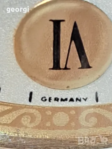 немски настолен часовник 5/5, снимка 4 - Антикварни и старинни предмети - 49108492