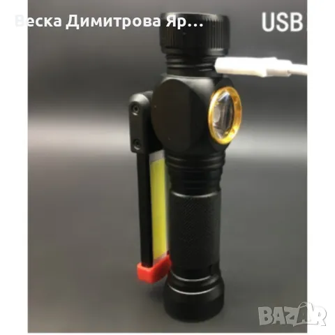 Сгъваем, ярък и енергоспестяващ фенер осветяване на 360 градуса и USB, снимка 5 - Друга електроника - 47915118
