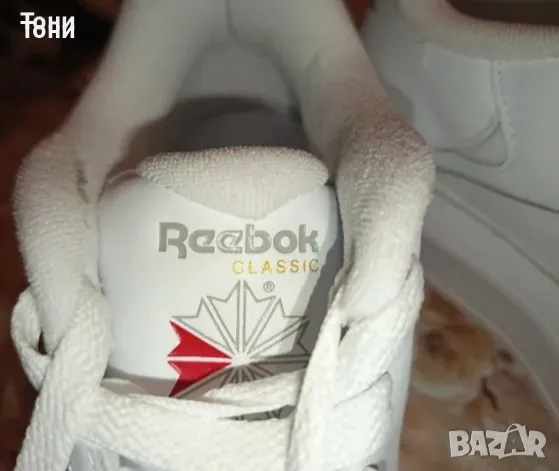 REEBOK ORIGINAL Високи Дамски Маратонки Изцяло от Естествена Кожа Нови 39, снимка 4 - Маратонки - 47381430