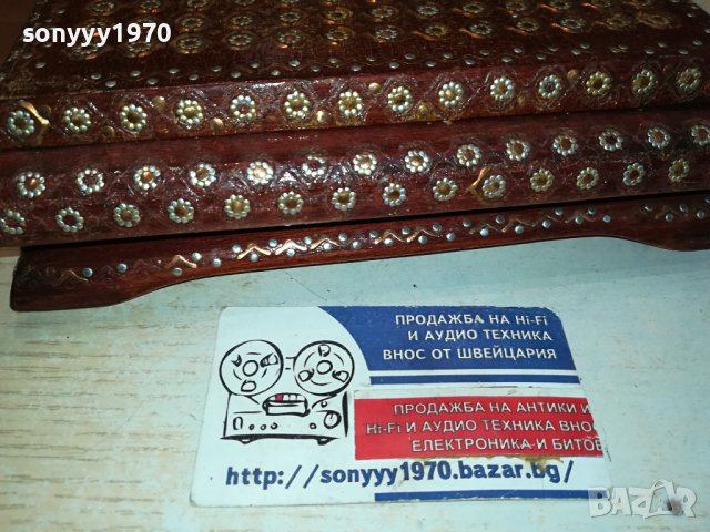 КРАСИВА ДЪРВЕНА КУТИЯ ОТ ФРАНЦИЯ 2412230943, снимка 7 - Антикварни и старинни предмети - 43532744