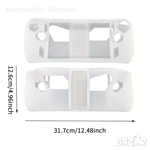 Силиконов калъф със стойка за ASUS ROG Ally , снимка 6 - Калъфи, кейсове - 53065320