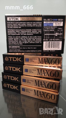 Аудио касети TDK MA-X60, снимка 2 - Декове - 43120185