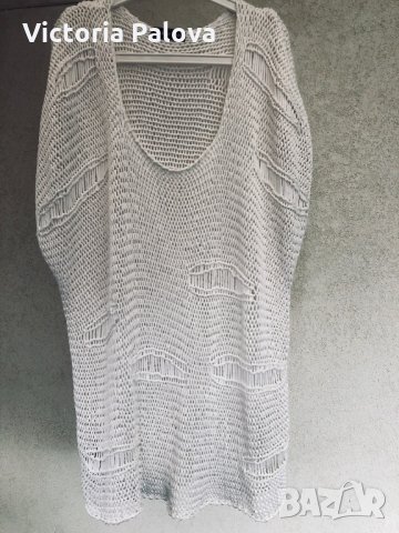 Уникална дизайнерска блуза, снимка 3 - Рокли - 27116016