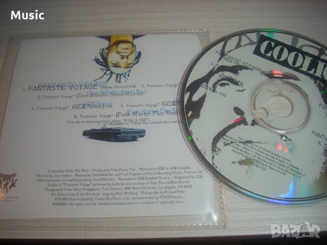 Coolio ‎– Fantastic Voyage - оригинален диск с изрязана обложка, снимка 1 - CD дискове - 35482297