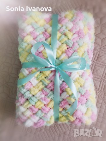 Бебешко одеялце, снимка 4 - Спално бельо и завивки - 36978080