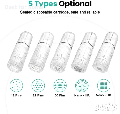 Резервни накрайници за Hydra.Pen H3 / H5 – 36 пина (10 броя), Стерилни и индивидуално опаковани, снимка 7 - Други - 53276775