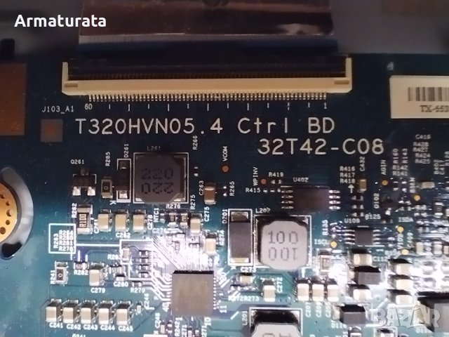 Samsung T-CON board T320HVN05.4 ctrl BD 32T42-C08, снимка 3 - Части и Платки - 39629664