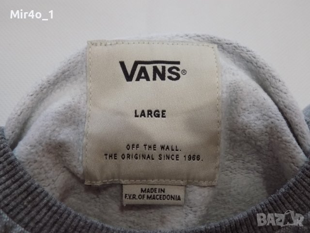 блуза vans тениска фанела горнище худи суичър яке скейтборд оригинал L, снимка 6 - Спортни дрехи, екипи - 43289993