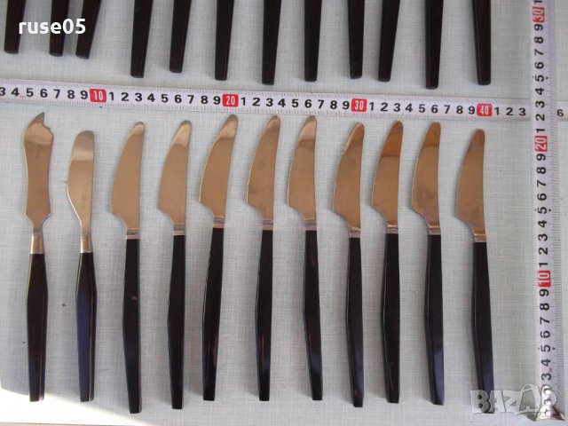Лот от 23 бр. сервизни ножа съветски, снимка 3 - Прибори за хранене, готвене и сервиране - 28612305