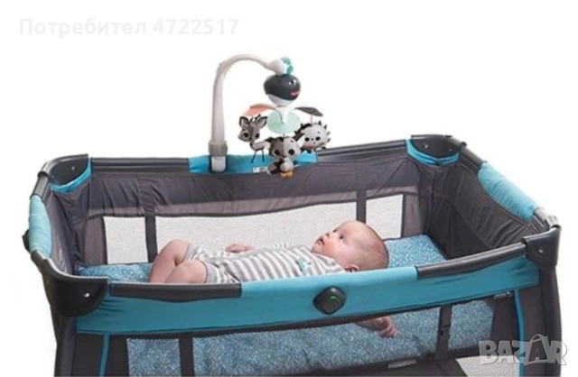 Tiny love Музикална въртележка Take Along Mobile 3 в 1 Black&White, снимка 3 - Музикални играчки - 53437283