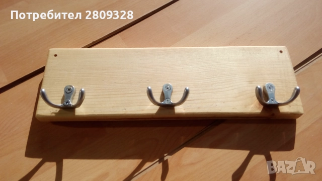 Закачалка за стена, за дрехи, ключове, чанти, снимка 3 - Закачалки - 52270226