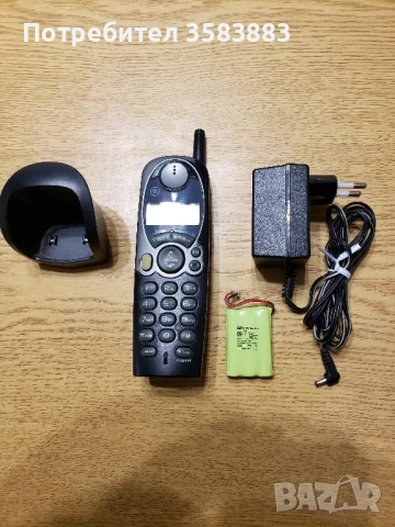 Продавам безжичен телефон General Electric към жичен телефон-майка на същата марка