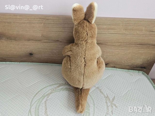Реалистично кенгуро с бебе - Плюшена играчка , снимка 5 - Плюшени играчки - 53436926