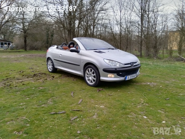 Пежо 206 CC, снимка 4 - Автомобили и джипове - 53596403