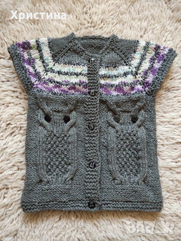 Плетени дрехи, снимка 7 - Жилетки и елечета за бебе - 34935649