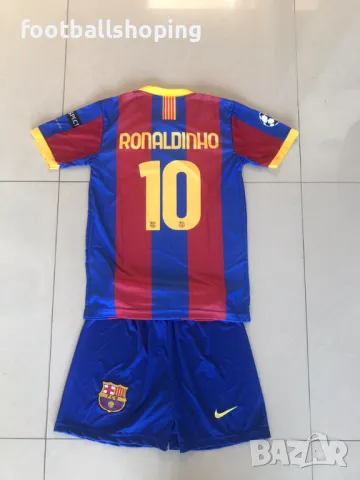 РЕТРО - Детски къс екип Барселона Роналдинио, снимка 3 - Детски комплекти - 47880105